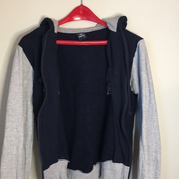 Youth Navy Blue Brasil Zipper light Hooded Jacket - Picture 8 of 11